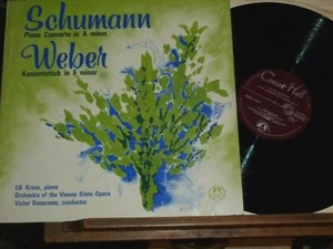 1965 Plum Stereo Lili Kraus Schumann Piano Concerto Weber Konzerstuck Desarzens - Picture 1 of 4