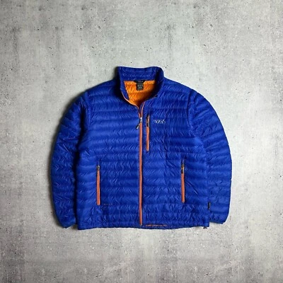 Rab Jacket Mens XLarge Microlight Down Navy Blue Walking Hiking - Image 1 of 4