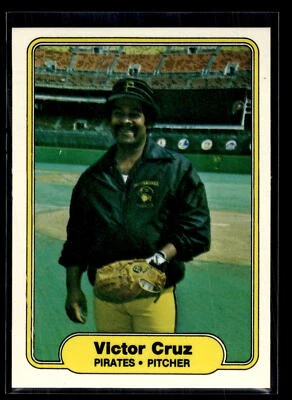 1982 Fleer Baseball #480 Victor Cruz "Set Break" Mint Pittsburgh Pirates - Image 1 of 2