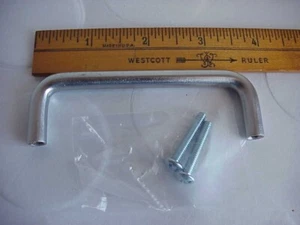 2 PACK METAL DRAWER Pull HARDWARE SATIN NICKEL FINISH - Picture 1 of 5