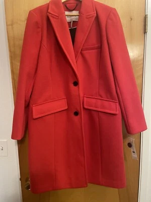BCBGeneration Cherry Red Size XL Riding Coat NWT - Image 1 of 4