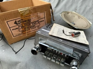 VINTAGE SOUNDEX AUTO CAR AM RADIO Model FOP - 263T - Picture 1 of 8