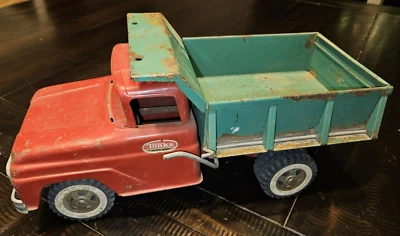 Camión de volteo Tonka Toys 1962 vintage todo original rojo/verde, buen estado Foto 1 de 4