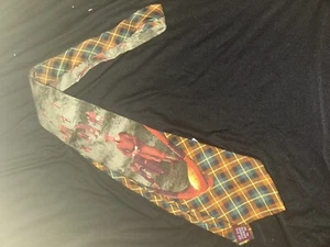 Michael Jacobs Collection Tie-Multicolor Golf Pattern 100% Cotton Necktie - Picture 1 of 3