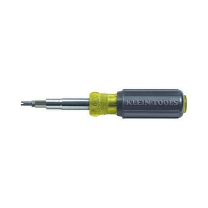 Klein Tools 32527 11-in-1 Screwdriver / Nut Driver with Schrader Bit - Picture 1 of 5