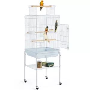 Vogelkäfig Vogelhaus Vogelbauer Wellensittichkäfig Vogelvoliere für Papageien - Bild 1 von 12
