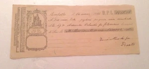 D31> Antica cambiale del 1936 B.P.L. - Imagen 1 de 1