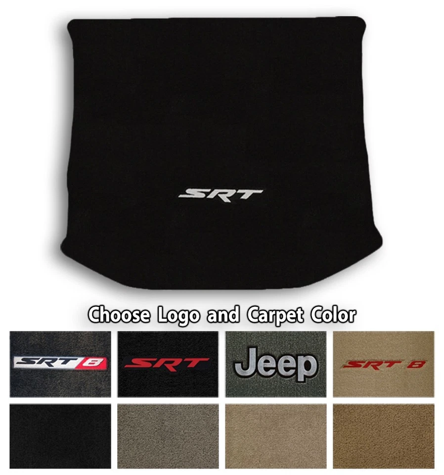 Jeep Grand Cherokee Velourtex Carpet Cargo Mat - Choose Color & Logo - Image 1 of 4
