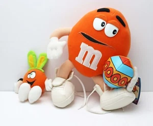 Mars M&M 2001 12" Crispy (NANCO tag) and 2005 6" M&M Bunny. Easter NWT - Picture 1 of 7