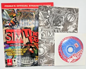 SIM theme Park, PC CDROM with Official Prima Strategy Guide and Instructions - Picture 1 of 7