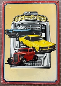 Letrero metálico de coche Jukebox Hits From the past 12x17" sellado nuevo - Imagen 1 de 2