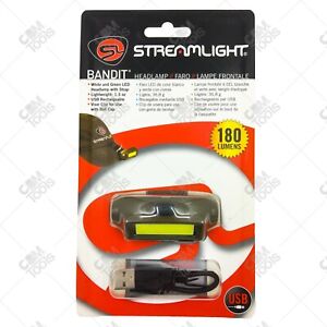 Streamlight 61707 Bandit Rechargeable Headlamp with White/Green LED COYOTE