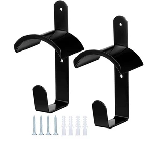 Wall Mounted Saddle Rack 2pcs Metal Holder for Stable Bridle and Gear Storage - Picture 1 of 10