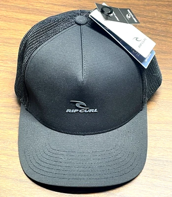Rip Curl High Profile Black Vapercool Snap Back Hat *NWT - Image 1 of 3