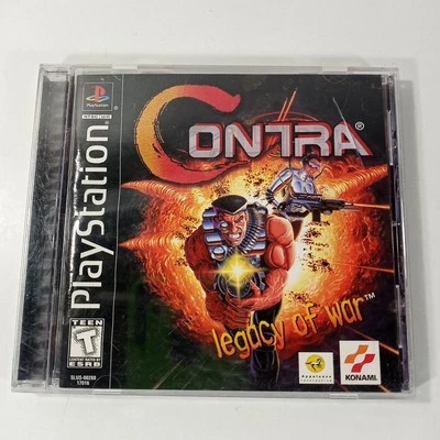 Contra: Legacy of War (Sony PlayStation 1, 1996) PS1 Complete Manual CIB - Image 1 of 4