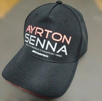 Ayrton Senna McLaren 1988 Campeón del Mundo Gorra F1 Racing Sombrero De Colección Coleccionable Foto 1 de 4
