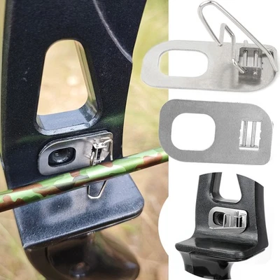 Archery Arrow Rest Stick-on Steel Self-adhesive Recurve Bow Hunting Target - Image 1 of 4