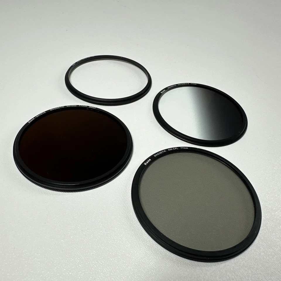 Kase 77mm Skyeye Magnético ND1000 / KW-CPL / KW-GND 0.9 + Anillo Adaptador Foto 1 de 4