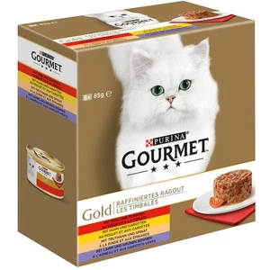 PURINA GOURMET Gold Raffiniertes Ragout Katzenfutter nass (8 x 85g) - Bild 1 von 5