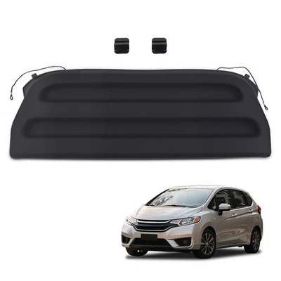 Black Cargo Cover Parcel Shelf for Honda Fit 2015-2019 Rear Direct Fit - Image 1 of 4