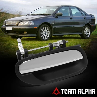 Compatível com 2000-2003 Volvo S40/V40 maçaneta externa traseira direita cromada - Imagem 1 de 4