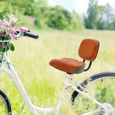 Tricycle Seat with Backrest Extra Wide Bike Seat Comfortable Bike Seat Cushion - Image 1 of 4