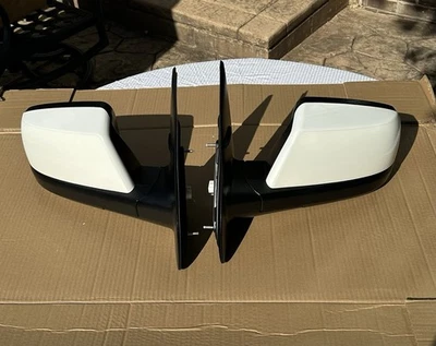 Toyota Tundra TRD PRO OEM Left/Right Mirrors Painted White 2014-2021 - Imagem 1 de 4