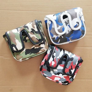 1pc Camouflage Magnetic Golf Square Mallet Head Cover for Center Shaft Putter - Picture 1 of 10