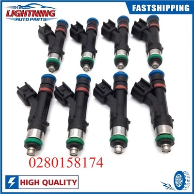 Juego de inyectores de combustible X 8 calidad confiable 0280158174 aptos para Ford Expedition 2009-14 Foto 1 de 4