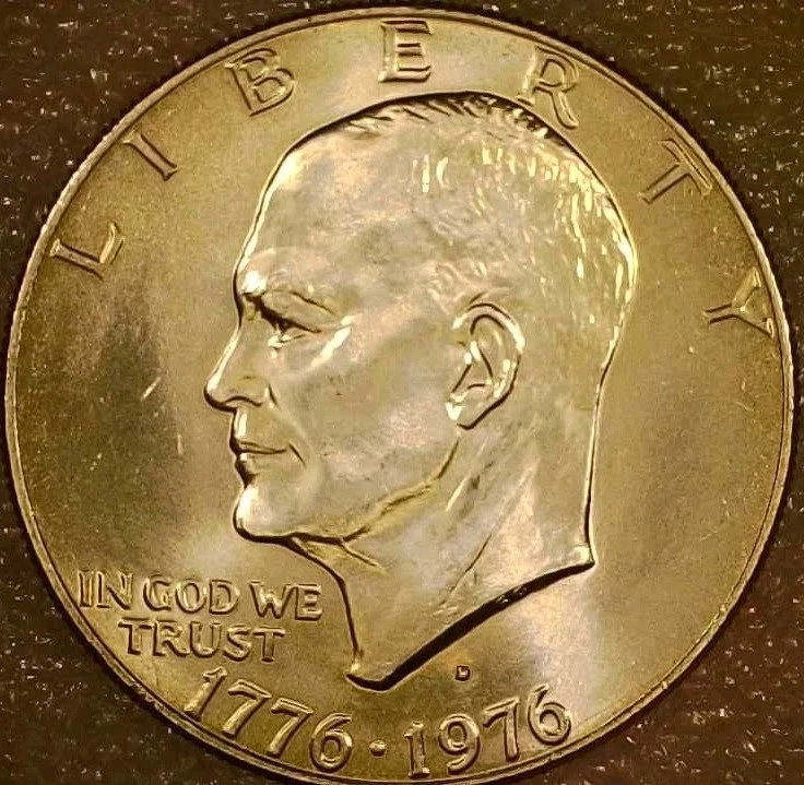 🔥TYPE-2  1776-1976-D BICENTENNIAL EISENHOWER DOLLAR DDO-001  VARIETY w/ FBL - Image 1 of 4