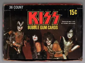 1978 Donruss Kiss Series 1 WAX BOX - FULL 36 Packs - Superb Condition - Bild 1 von 6