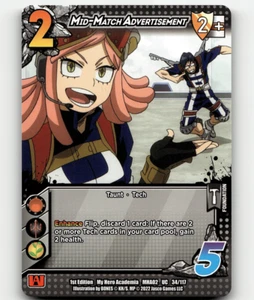 UniVersus Mid-Match Advertisement Crimson Rampage 1st Edition UC - Picture 1 of 1