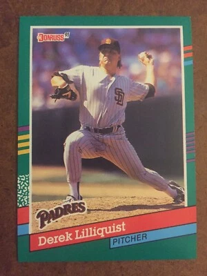 Derek Lilliquist 570 Donruss 1991 MLB Baseball Card - Image 1 of 2