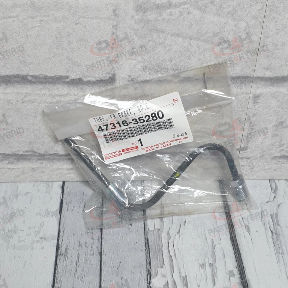Genuine Toyota Land Cruiser 120 Front Brake Tube Oem Part 47316-35280 Brand New - Изображение 1 из 1