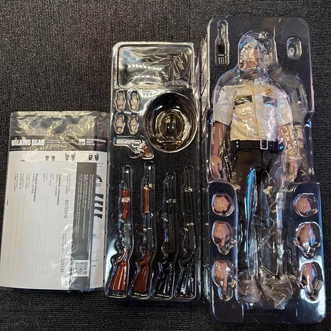 Three zero The Walking Dead amc Rick Grimes 1/6 Scale Action Figure with Box Cover