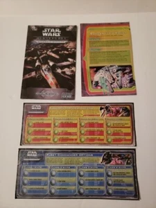Star Wars Miniatures Starship Battles Rule Book, Checklist, Fleet Commander List - Picture 1 of 10