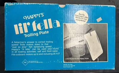 US26 Happy Troller Lil' Fella Trolling Plate Outboards through 25Hp 462 NEW - Image 1 of 4
