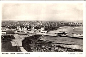 THURSO FROM THE CASTLE, REAL PHOTO BY ADAMS (No. 894) - Picture 1 of 2
