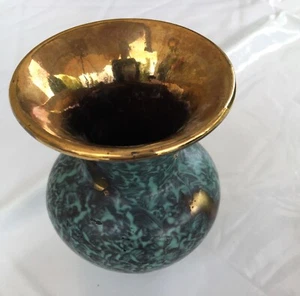 jasba keramik vase türkis gold - Bild 1 von 7