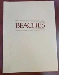 Beaches Original 1988 World Premiere Movie Program - Picture 1 of 3