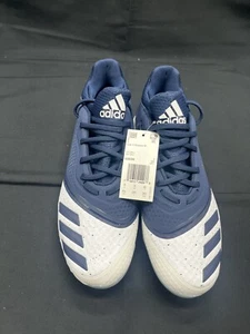 Adidas Womens Icon V Bounce Softball Cleats Blue/White Sz 9.5 - Picture 1 of 4