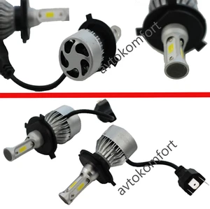 2x36W H4 LED 3800LM Faros Bombillas Luz Delantera Blanco Reemplazar 9-32 Voltios - Imagen 1 de 5