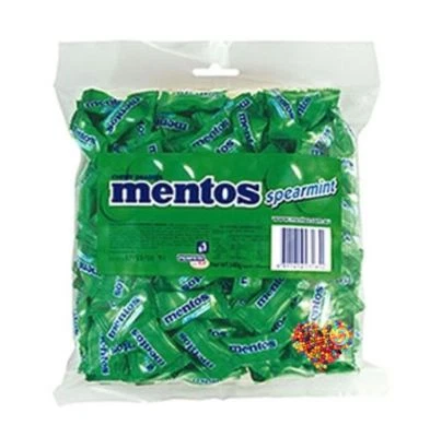 Mentos Spearmint 200 pack green Lollies wrap candy buffet  - image 1 of 2