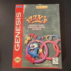 Izzy's Quest for the Olympic Rings (Sega Genesis, 1995) complete in box - Picture 1 of 13