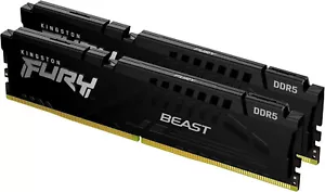 Kingston FURY Beast Nero EXPO DDR5 64GB KIT 2x32GB PC 6000 KF560C36BBEK2-64 - Foto 1 di 1