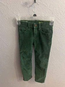 Crew Cuts Green Cordoroy Boys Pants Size 5 - Picture 1 of 11