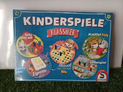 Schmidt Spiele 49189 Children's Classic Board Game Collection, Colourful - Image 1 of 2