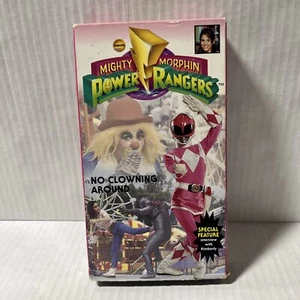 Mighty Morphin Power Rangers No Clowning Around VHS Tape Kimberly Interview Rare - Picture 1 of 7