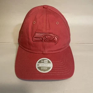 Seattle Seahawks Football New Era 9Twenty Adjustable Hat Women’s Pink NFL New - Picture 1 of 8