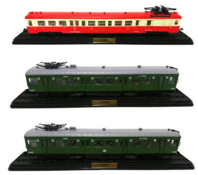 EDITIONS ATLAS Lot de 3 Automotrices des Réseaux Français SNCF Ho 1/87 Train Locomotive LAM3
